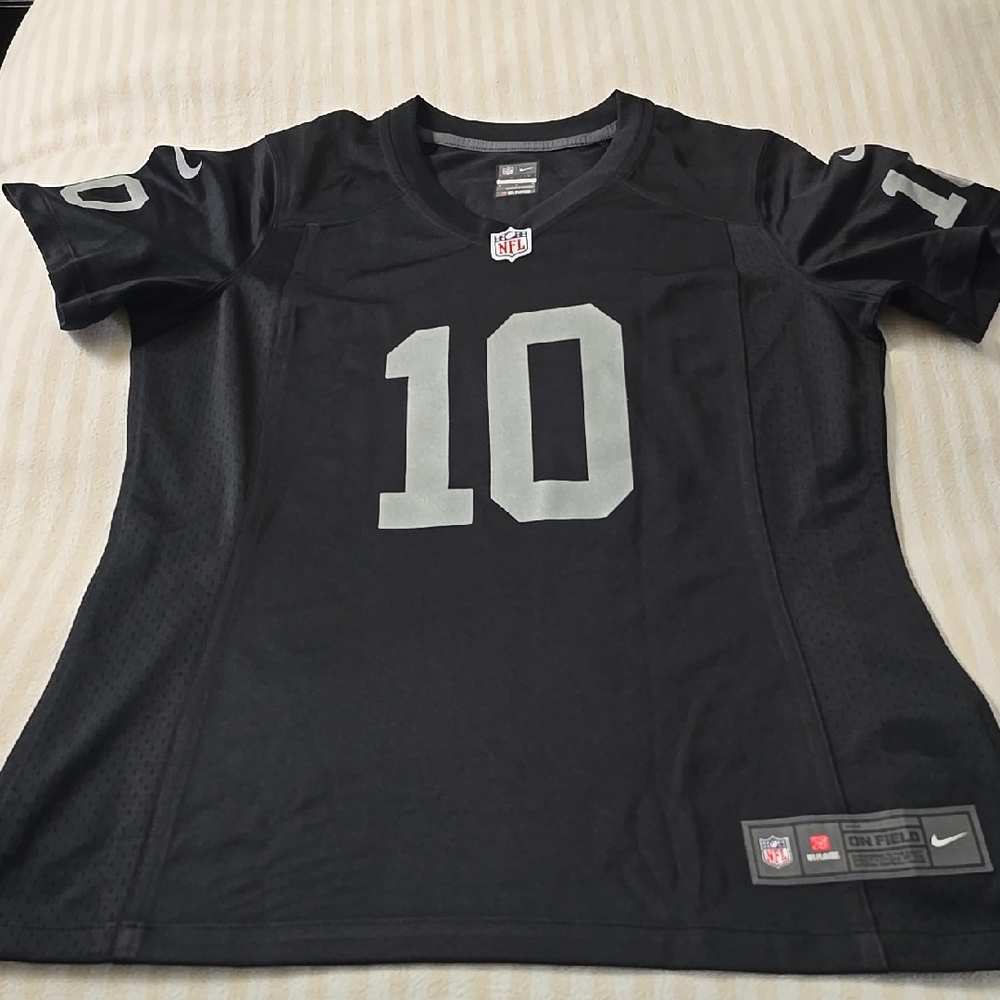 Women's Las Vegas Raiders Jimmy Garoppolo Nike Black Player Jersey Size:Medium